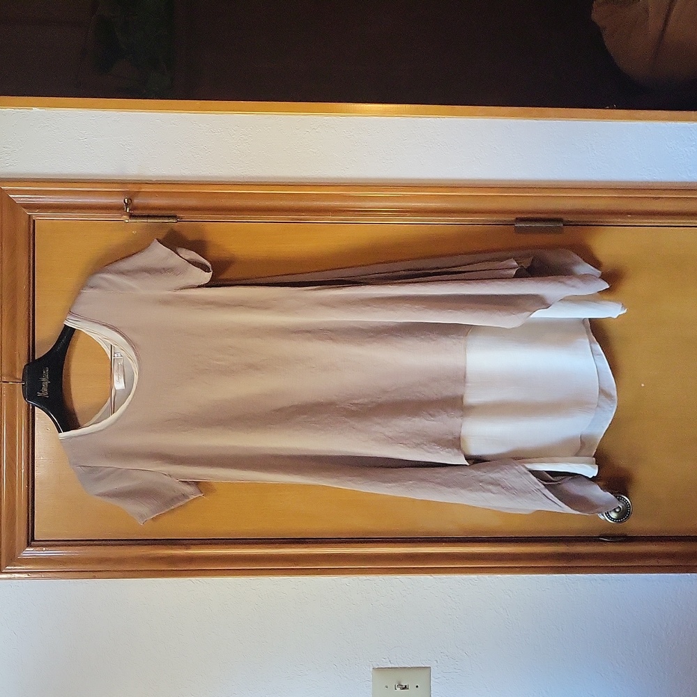 SIMPLY COUTURE gauzy layered tunic top
